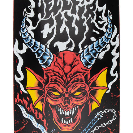 Santa Cruz X Stranger Things hellfire club flames 9.0