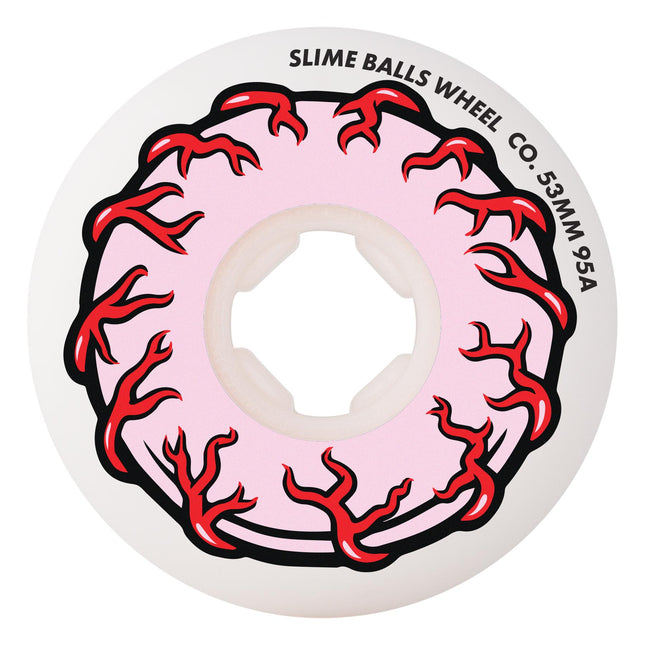 Slime Balls Pink eyes vomit white 95a 53mm
