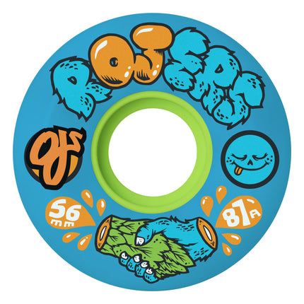 OJ wheels TJ Rogers keyframe blue 87a 56mm