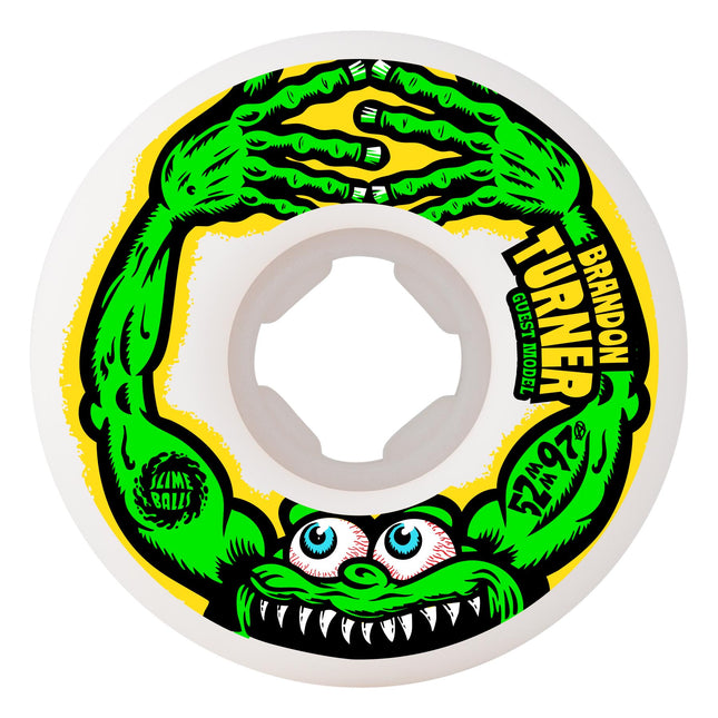 Slime Balls Brandon Turner guest chubbies white 97a 52mm
