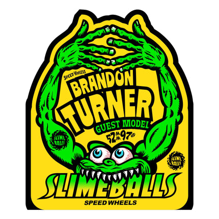 Slime Balls Brandon Turner guest chubbies white 97a 52mm