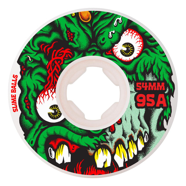 Slime Ball Roskopp two face  reissue white hardline 95a 54mm