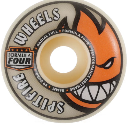 SPITFIRE FORMULA FOUR RADIAL FULL SKATEBOARD WHEELS ( 54 mm, 56 mm, 58 mm)