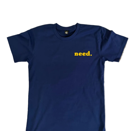 need. Skateshop T-shirt Navy
