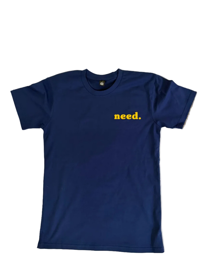 need. Skateshop T-shirt Navy