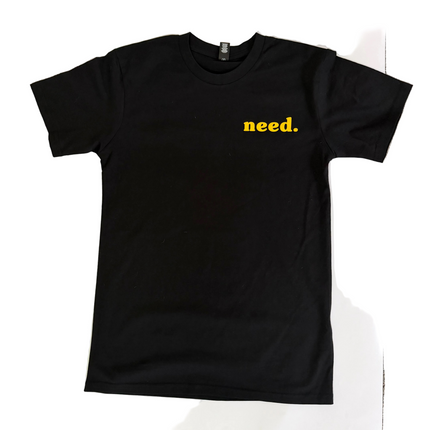 need. Skateshop T-shirt black