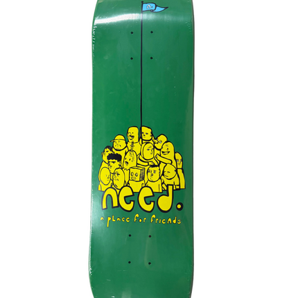 need. Artist series #01 Jay Croft deck 8.5 full dip green