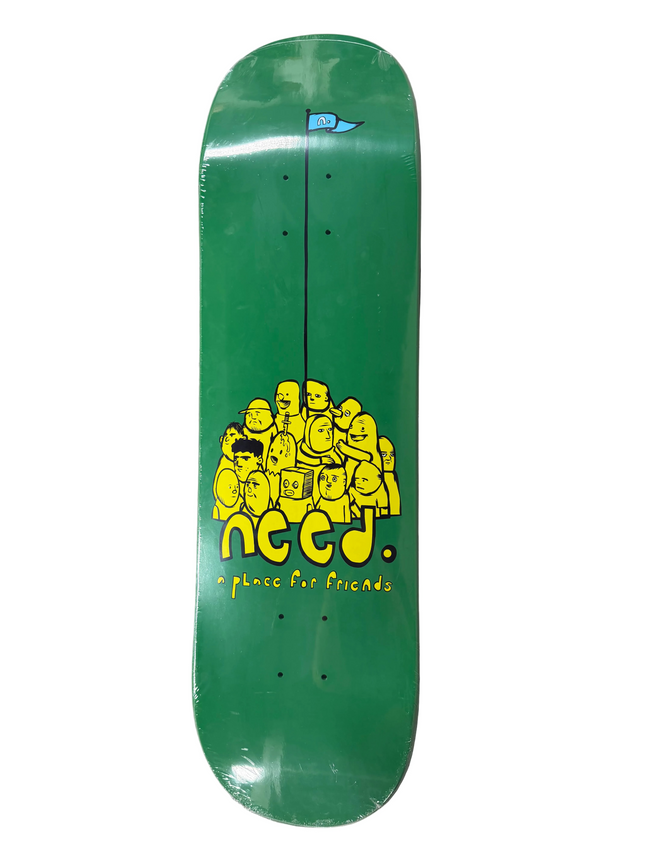 need. Artist series #01 Jay Croft deck 8.5 full dip green
